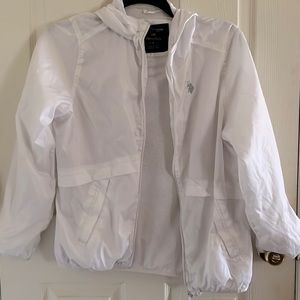 White Polo Windbreaker